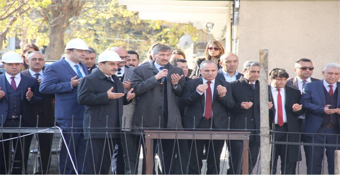 TÜRK SAĞLIK-SEN MİSAFİRHANE BİNASININ TEMELİ ATILDI.